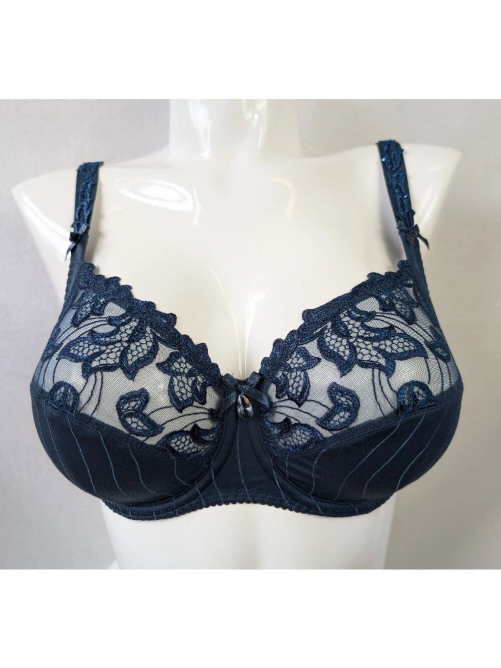 Prima Donna Primadonna Bra Womens Size 32d Black Deauville Lace Full Cup